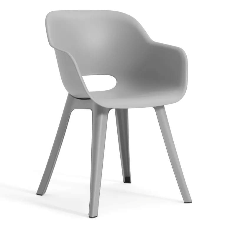 Keter Akola set van 2 tuinstoelen - Grey