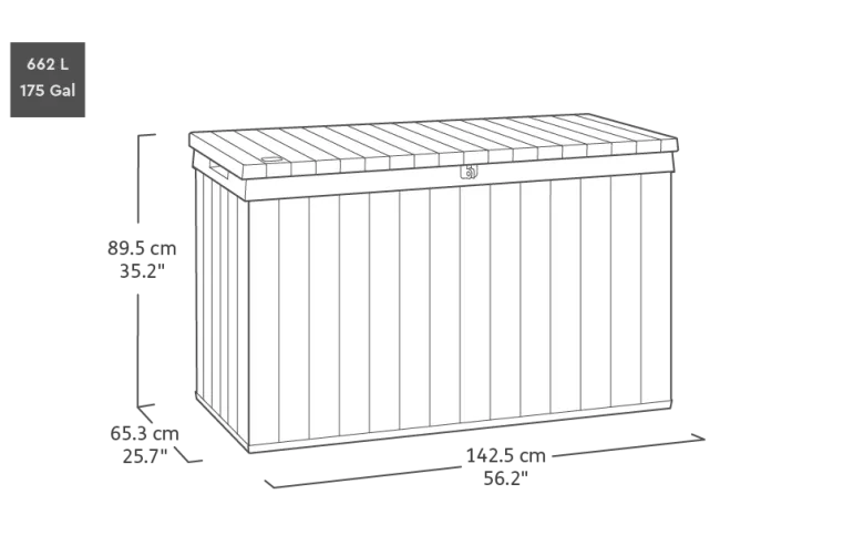 Keter Darwin opbergbox - 670 liter