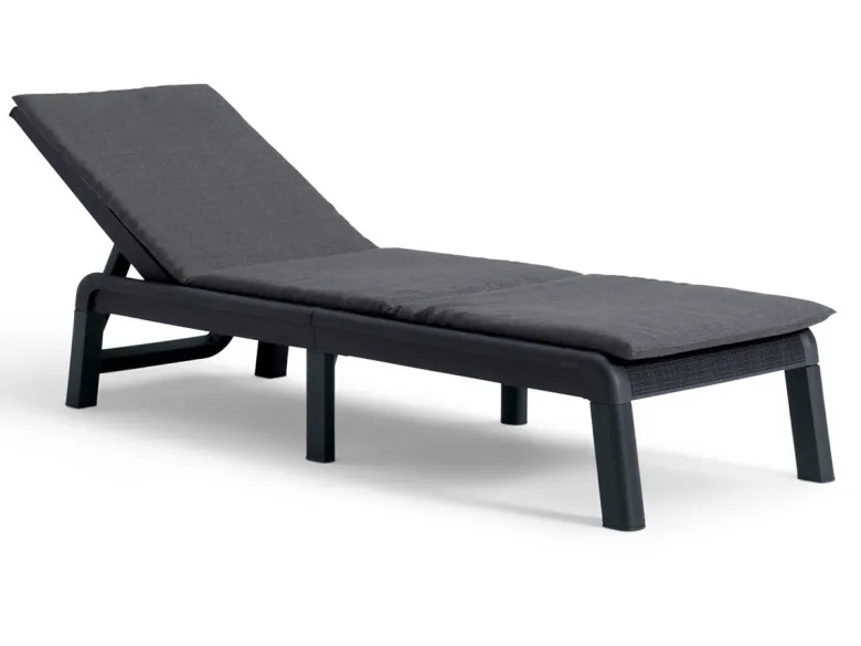 Keter Mallorca ligbed met kussen - Anthracite