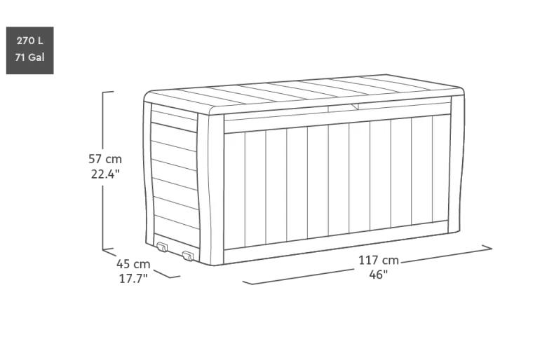 Keter Marvel Plus Opbergbox - 270L