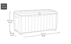 Keter Novel opbergbox - 340 liter