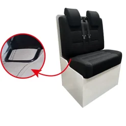 K'Foam CTA Frame Komfort Seat met Isofix - Premium Black