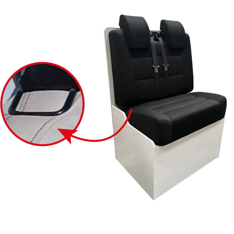K'Foam CTA Frame Komfort Seat met Isofix - Premium Black