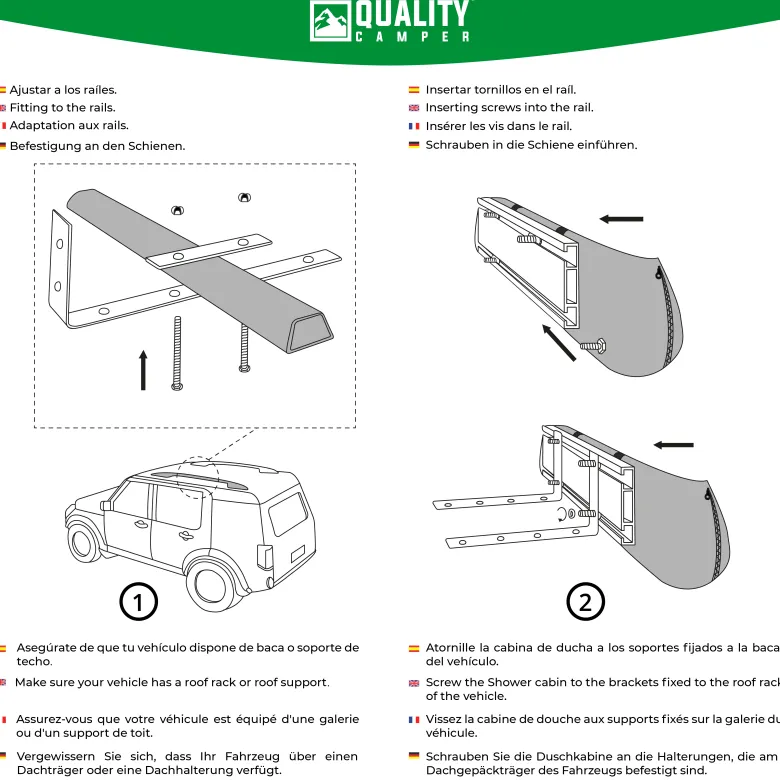 K'Foam 4x4 Offroad douchecabine