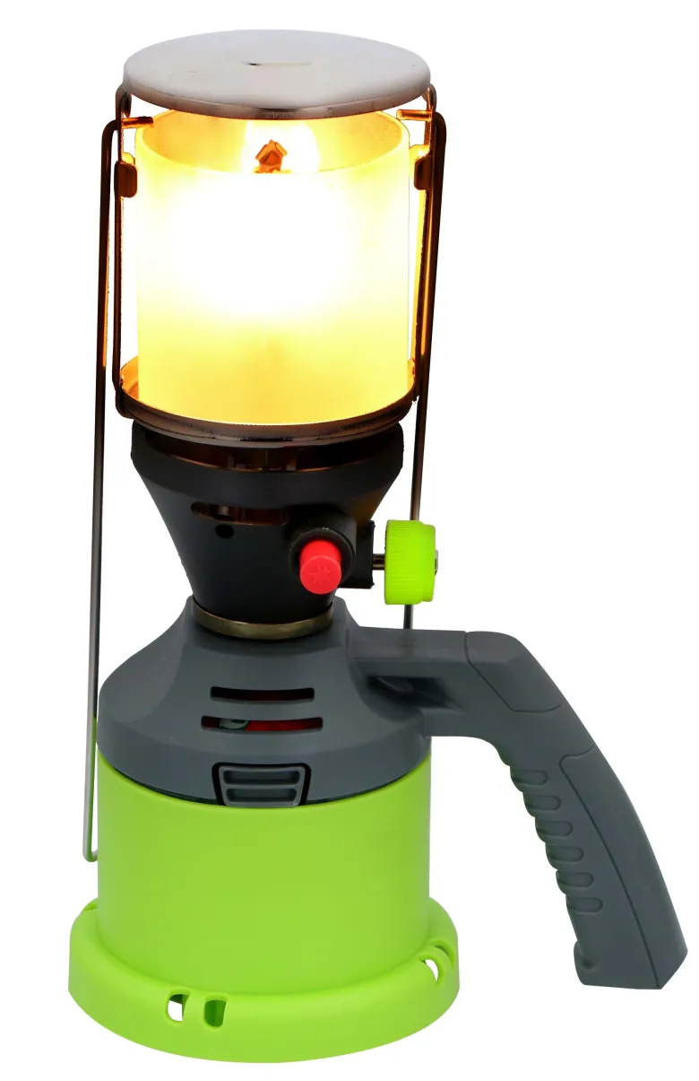 Kinzo gaslamp met 3 gaskousjes