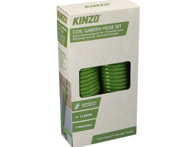 Kinzo Spiraaltuinslang - Groen