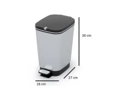 Kis Chic Bin 10 liter pedaalemmer - Silver