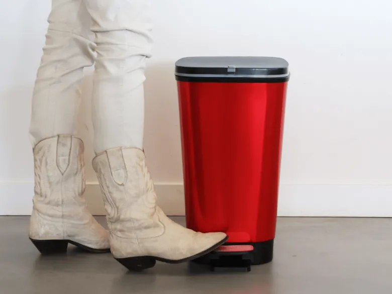 Kis Chic Bin 30 liter pedaalemmer - Red