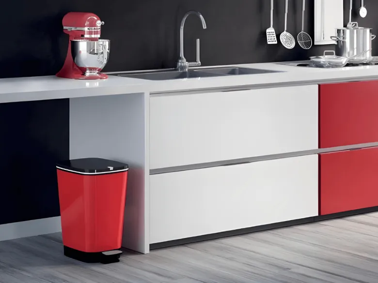 Kis Chic Bin 30 liter pedaalemmer - Red