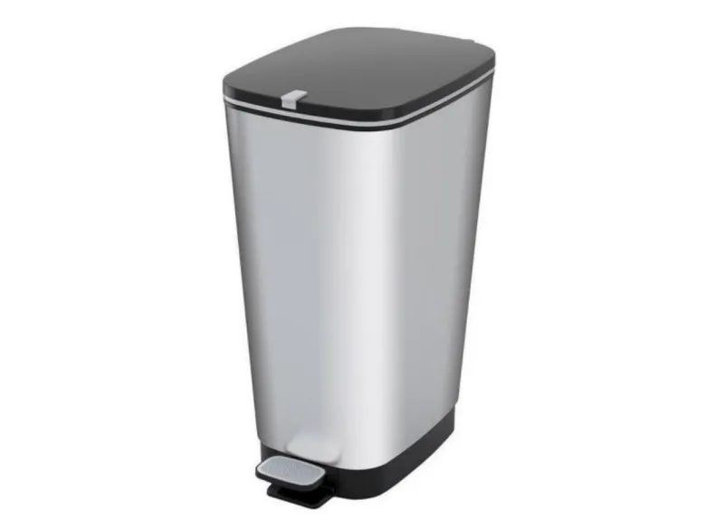 Kis Chic Bin 50 Liter pedaalemmer - Silver