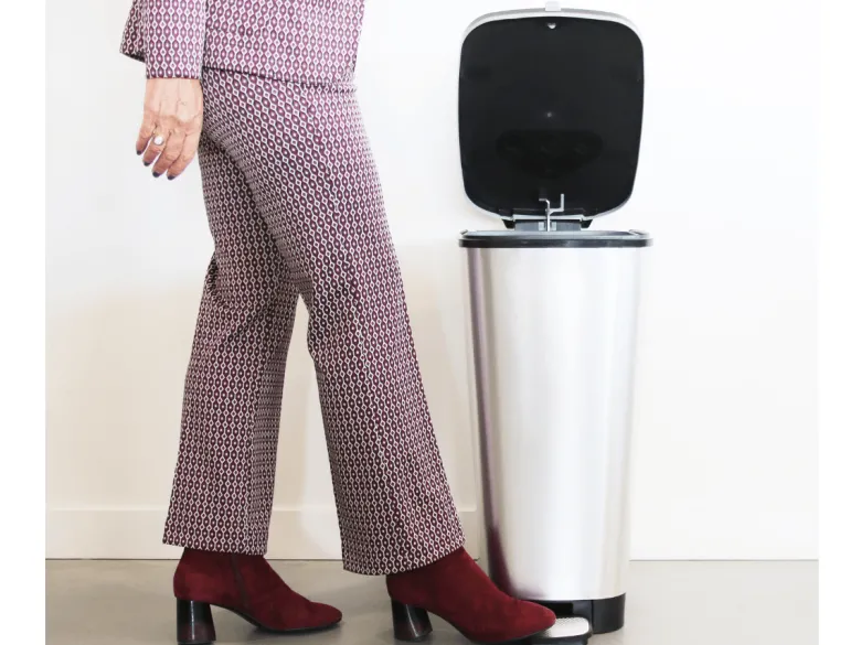 Kis Chic Bin 50 Liter pedaalemmer - Silver