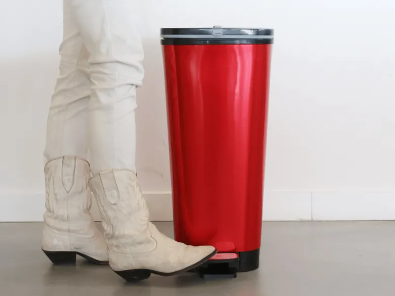 Kis Chic Bin 50 liter pedaalemmer - Red