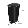 Kis Chic Bin 30 liter pedaalemmer - Black