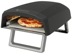 KitchenBrothers dubbele brander Pizza Oven - gas
