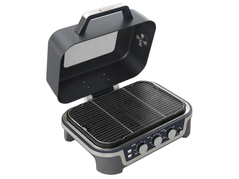 KitchenBrothers elektrische barbecue met kijkvenster