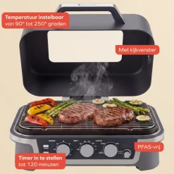 KitchenBrothers elektrische barbecue met kijkvenster