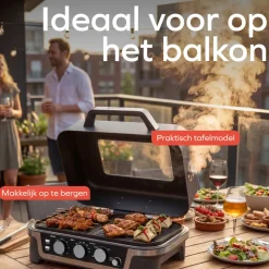 KitchenBrothers elektrische barbecue met kijkvenster