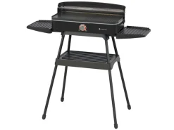 KitchenBrothers 2-in-1 elektrische barbecue - Black