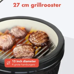 KitchenBrothers Kamado Houtskool Barbecue - 13 inch