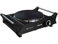 KitchenBrothers 1-pits elektrische Kookplaat - Black