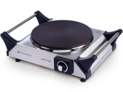 KitchenBrothers RVS 1 pits elektrische kookplaat