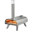 KitchenBrothers RVS Pizza Oven met beschermhoes