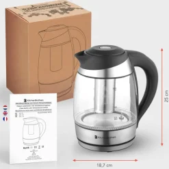 KitchenBrothers waterkoker met theefilter - 1.8 liter