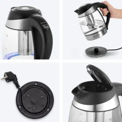 KitchenBrothers waterkoker met theefilter - 1.8 liter