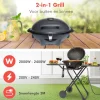 KitchenBrothers 2400 watt elektrische barbecue met wielen