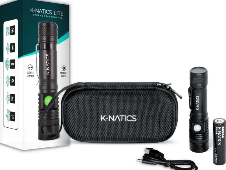 K-NATICS LITE Oplaadbare Zaklamp