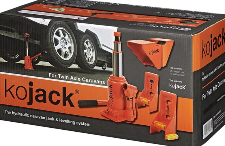 KoJack hydraulische caravankrik - dubbel as