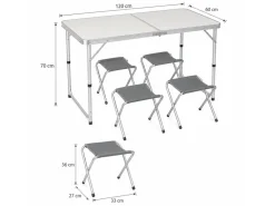 Kynast 5-delige Campingtafelset - 5-delig