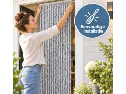 Kynast 90 x 200 cm Kattenstaart Vliegengordijn - Grey