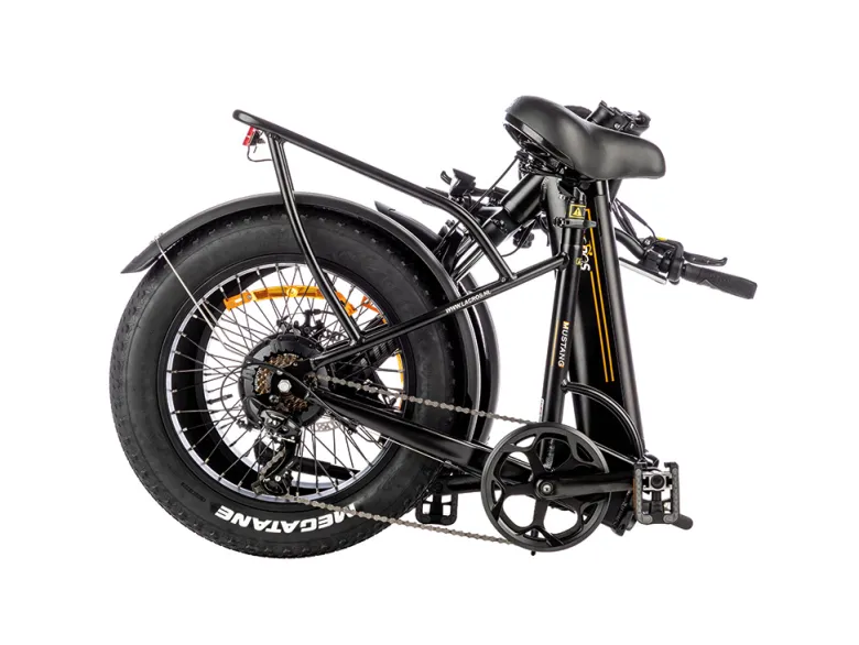 Lacros Mustang M250 elektrisch opvouwbare Fatbike - Black