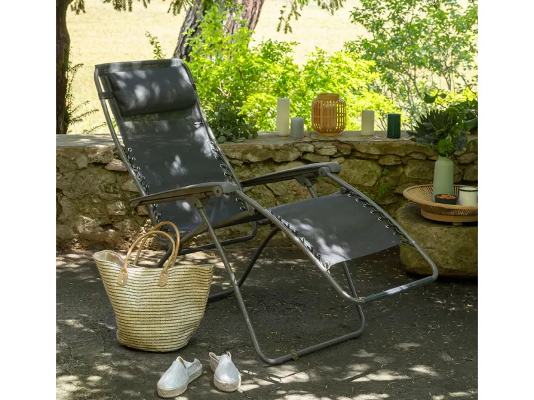 Lafuma RSXA Batyline relaxstoel - Black Noir