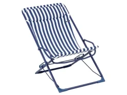 Lafuma schommelende ligstoel - Blue Rayure