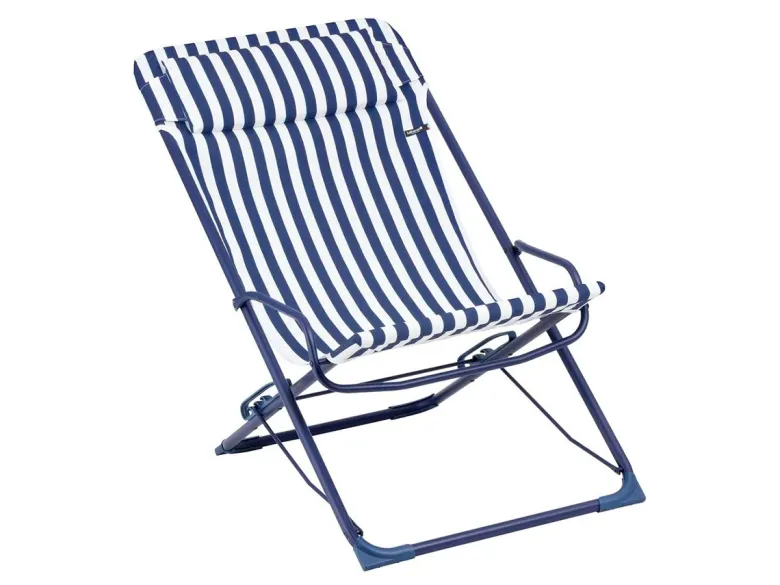 Lafuma schommelende ligstoel - Blue Rayure