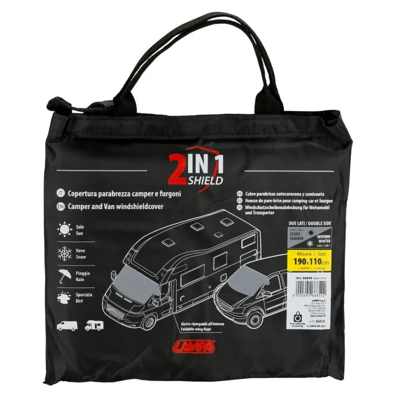 Lampa campers en bussen zonnescherm - 190 x 110 cm