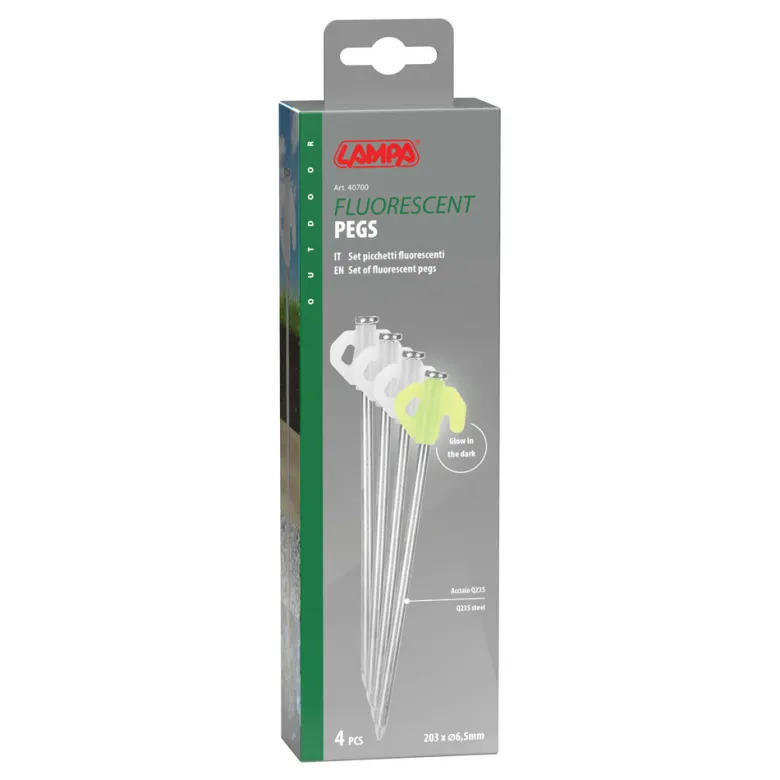 Lampa Fluorescent haringen - Set van 4