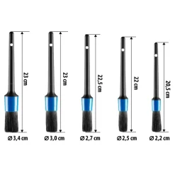 Lampa interieur en velgen borstel set - 5 stuks