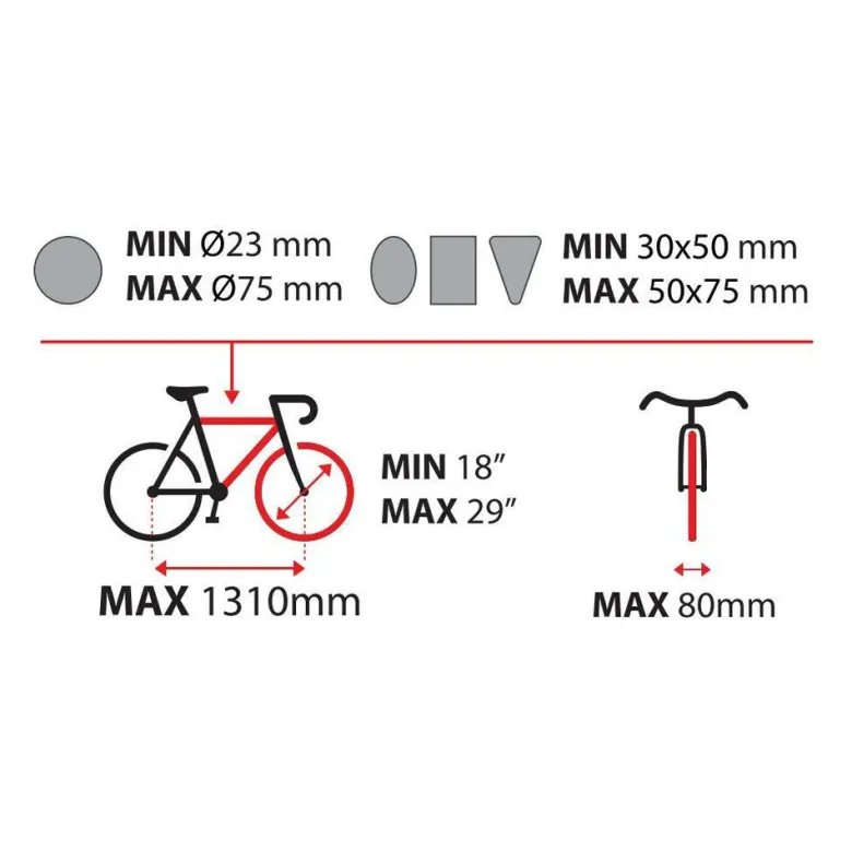 Lampa Menabo 2 fietsendrager
