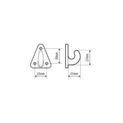 Lampa multifunctionele ABS-haken - Set van 10