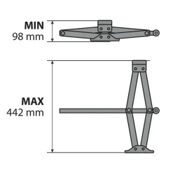 Lampa schaarkrik - 2000 kg