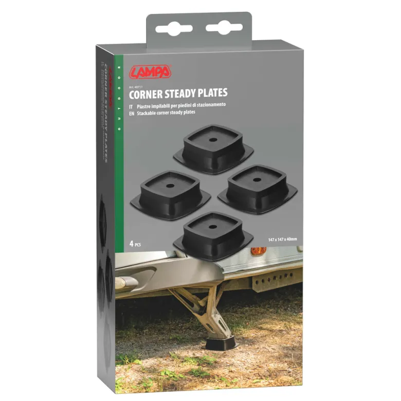 Lampa stapelbare hoeksteunplaten - Set van 4
