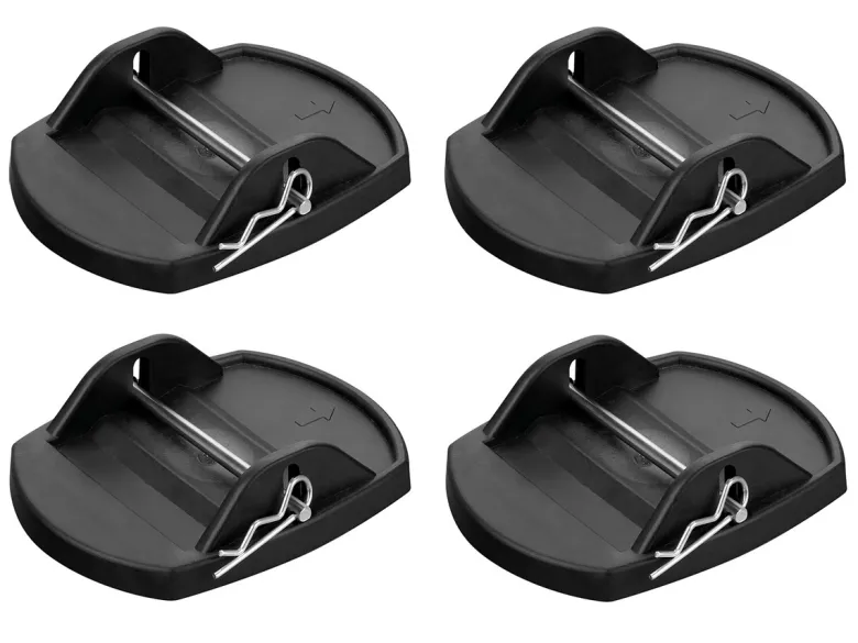 Lampa steunvoet onderlegplaten - Set van 4