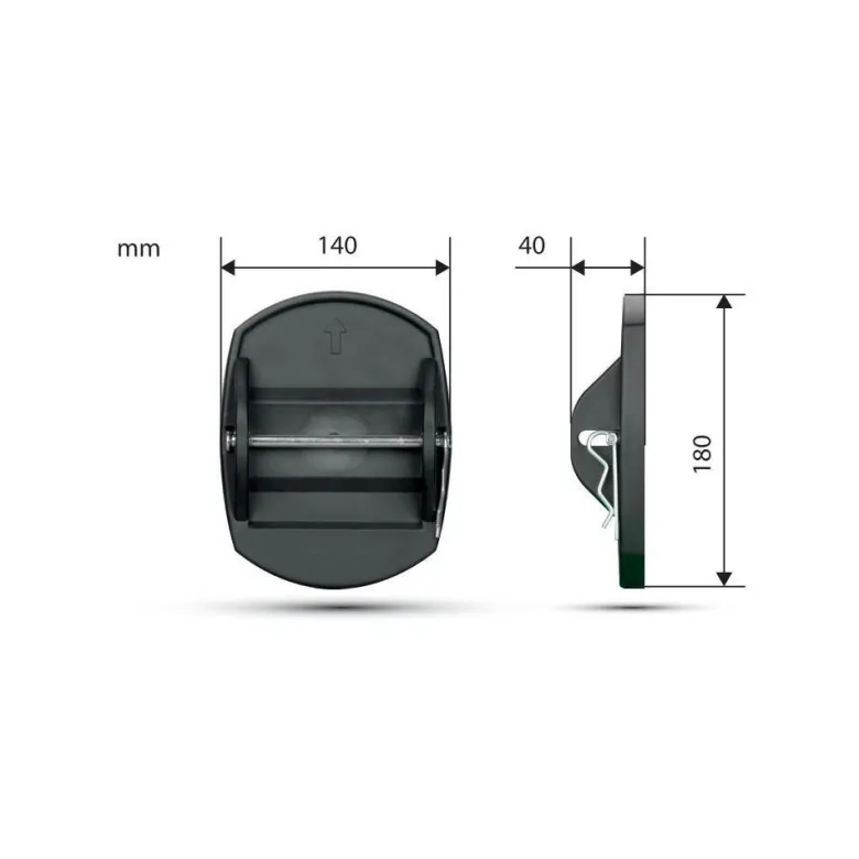 Lampa steunvoet onderlegplaten - Set van 4