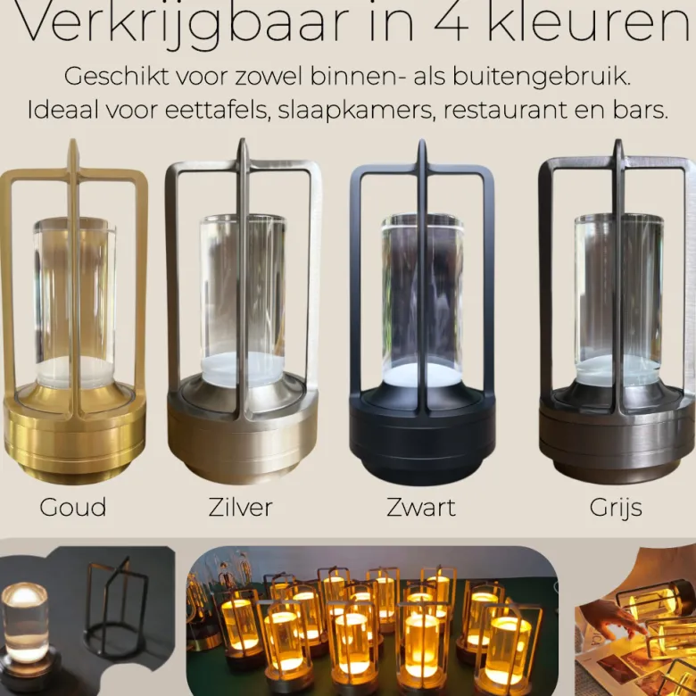 Lanta LED tafellamp - Gold