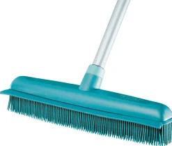 Leifheit Classic rubber bezem met telescoopsteel - 35 cm