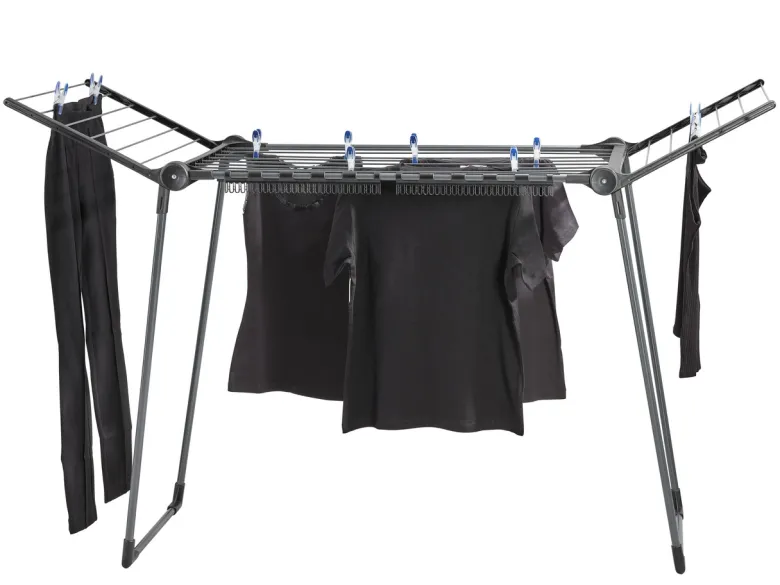 Leifheit Pegasus 150 solid slim droogrek - Black
