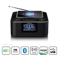 Lenco CR-650BK DAB+/ FM-wekkerradio